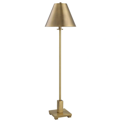 Satin Black Buffet Lamp