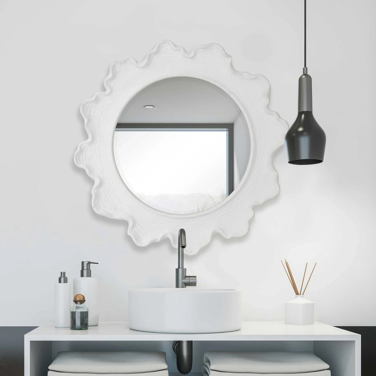 Organic Coral-Inspired Mirror