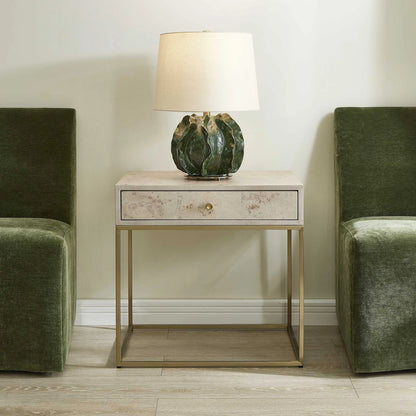 Light Washed Maple Side Table