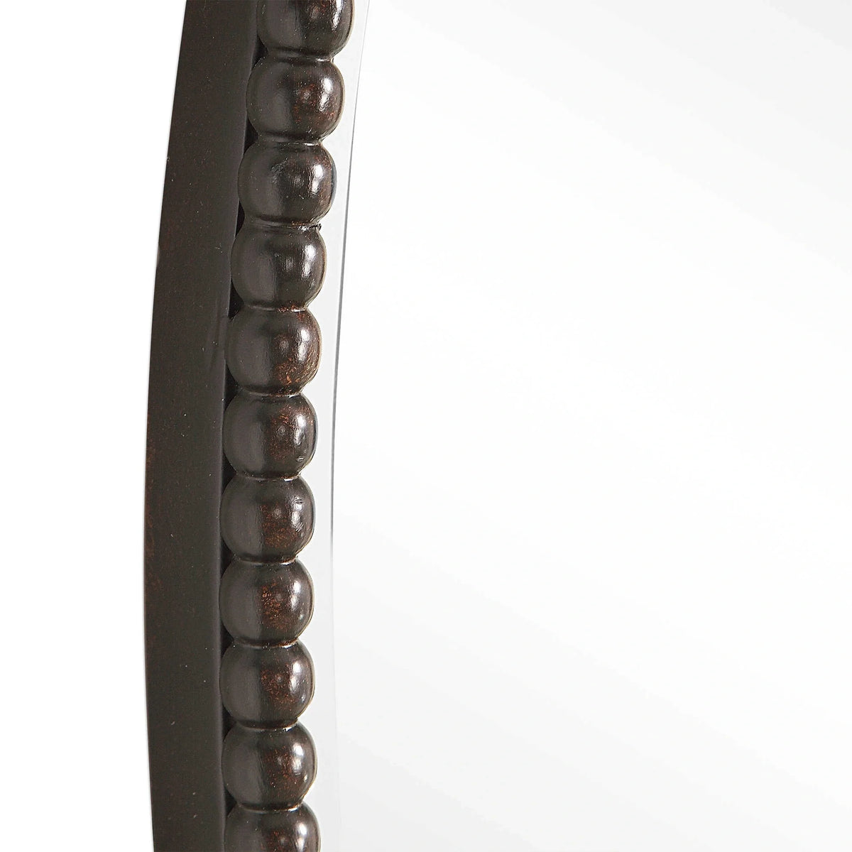 Beaded Oval Mirror