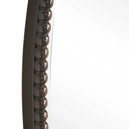 Beaded Oval Mirror