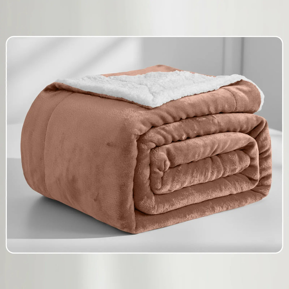 Soft Sherpa Fleece Throw Blankets - Dual-Layer Design with 230 GSM Fleece, 180 GSM Sherpa for Lightweight Warmth, Ideal for Relaxing Nights