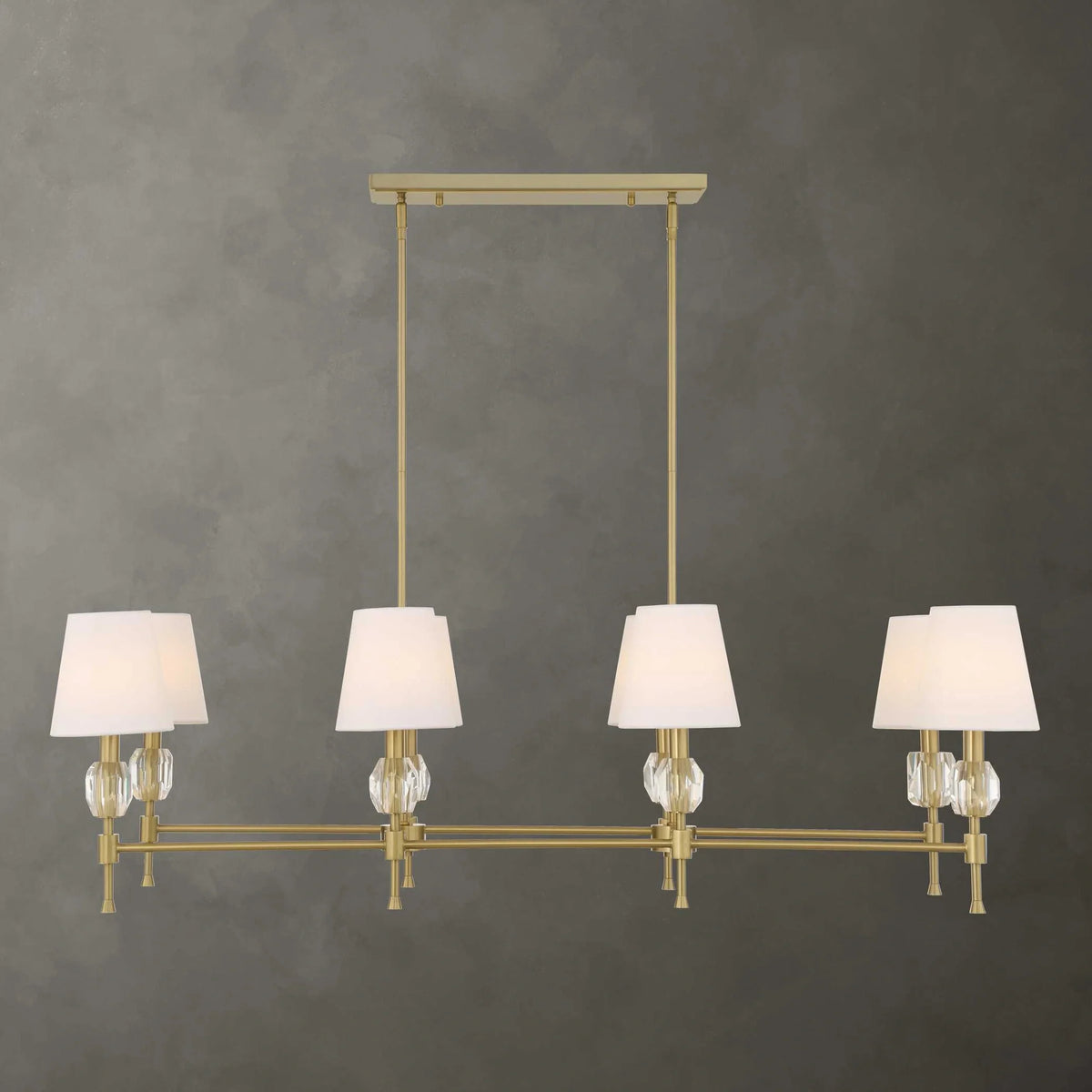 8-Light Linear Chandelier