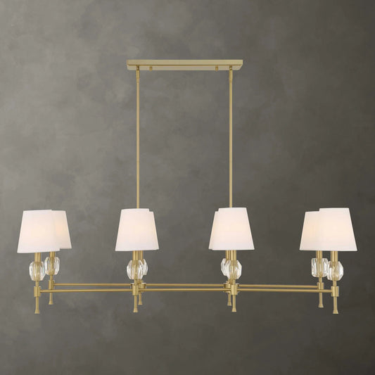 8-Light Linear Chandelier