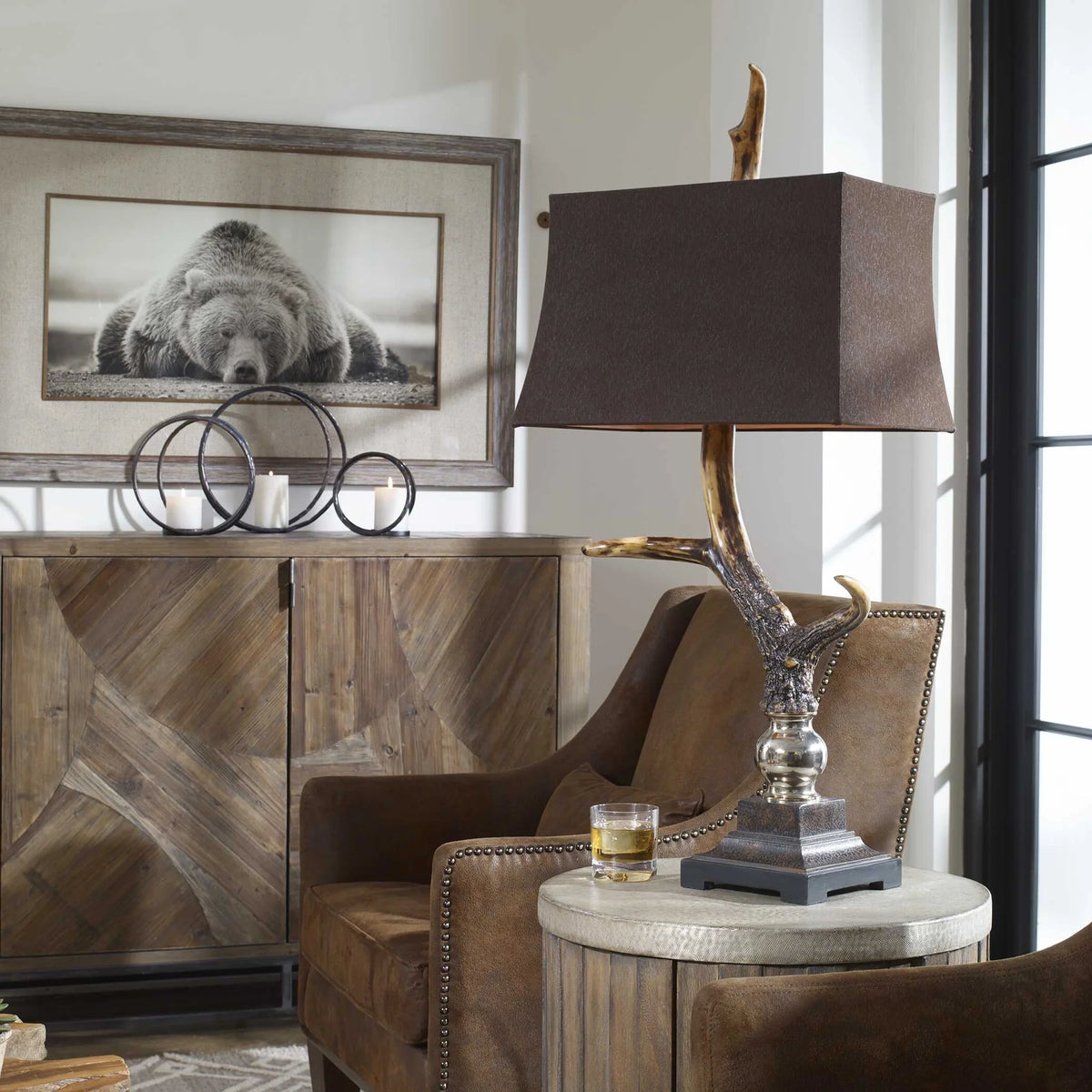 Dark Shade Table Lamp
