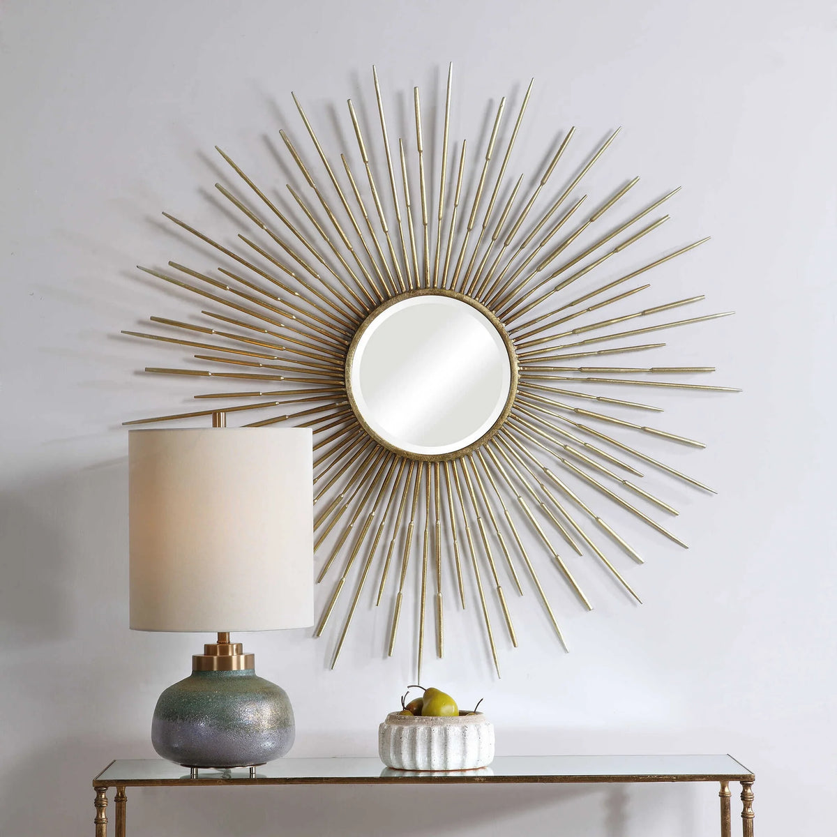 Gold Starburst Mirror