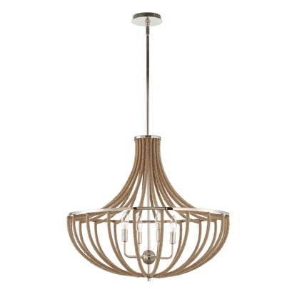 4 Light Rope Empire Chandelier
