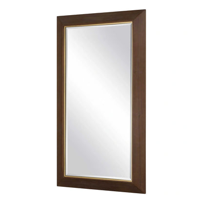 Rectangular Walnut Mirror