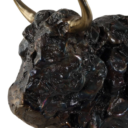 Bison Bust Bronze Sculpture