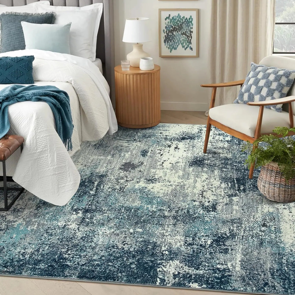 Lahome Modern Abstract Area Rug