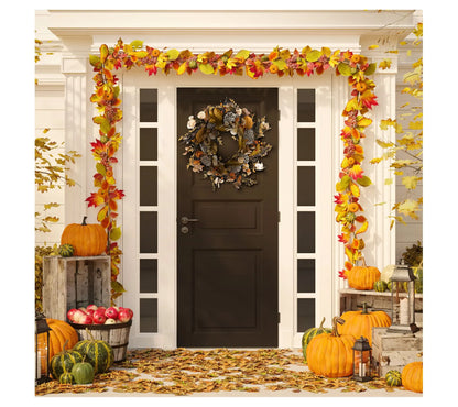 Safavieh Faux 32" Eucalyptus & Lotus Wreath Wit H Pine Cones