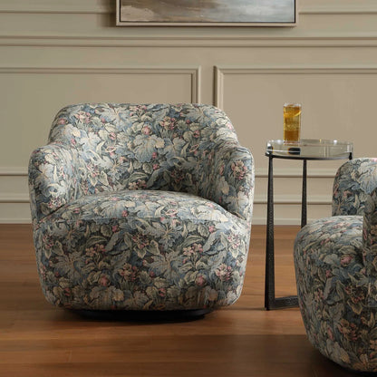 Tapestry Swivel Chair