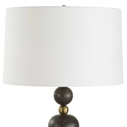 Dark Walnut Table Lamp