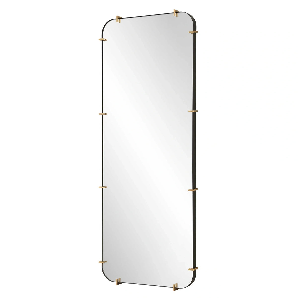 Industrial Iron Strap Mirror