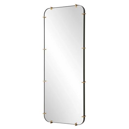 Industrial Iron Strap Mirror