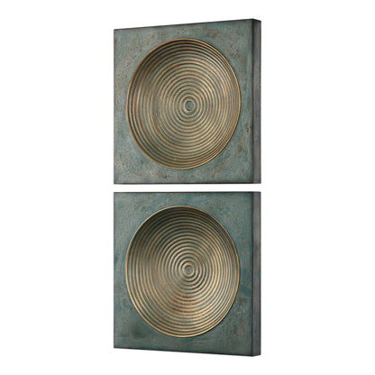 Antique Gold Squares Set/2