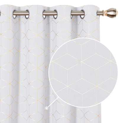 Blackout Curtain Panels | 100% Polyester, Thermal Insulated, Grommet Top | Wide Size Range, Set of 2