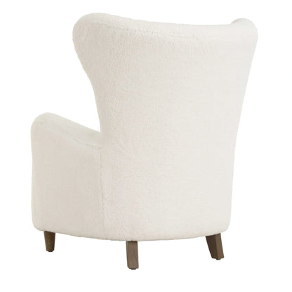 White Wingback Armchair