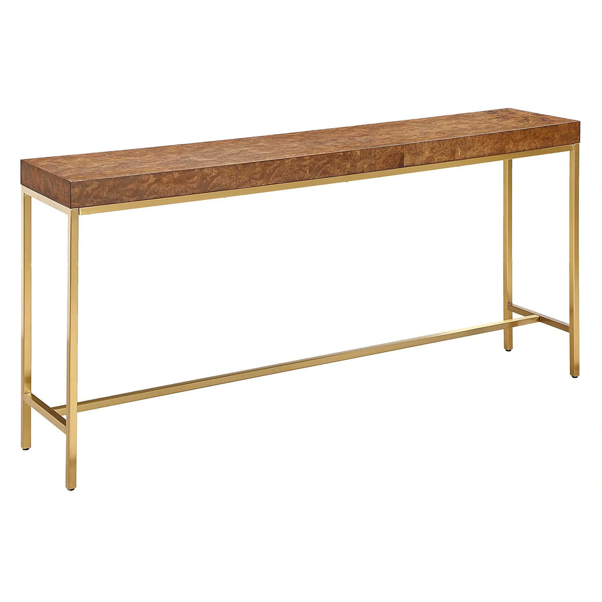 Burl Console Table