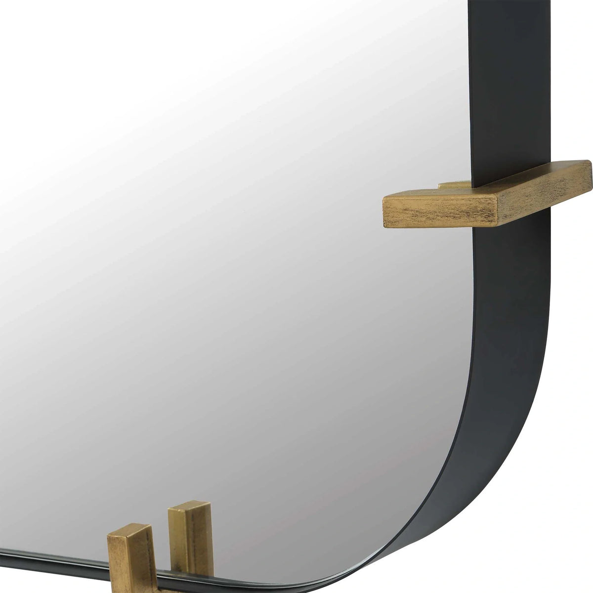 Industrial Iron Strap Mirror