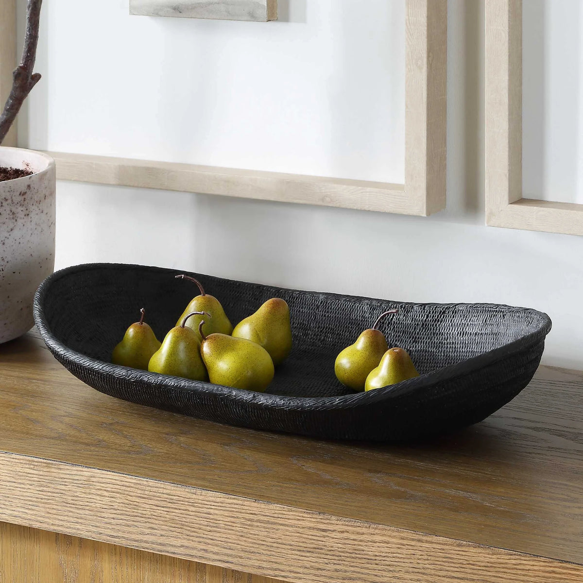 Weave Indoor-Outdoor Oblong Bowl