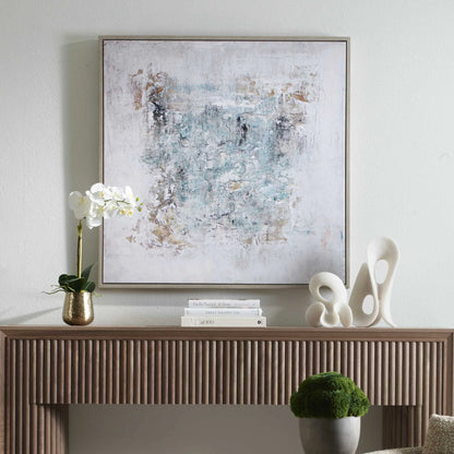 Cool Toned Abstract Canvas