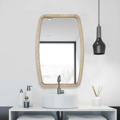Rattan Mirror