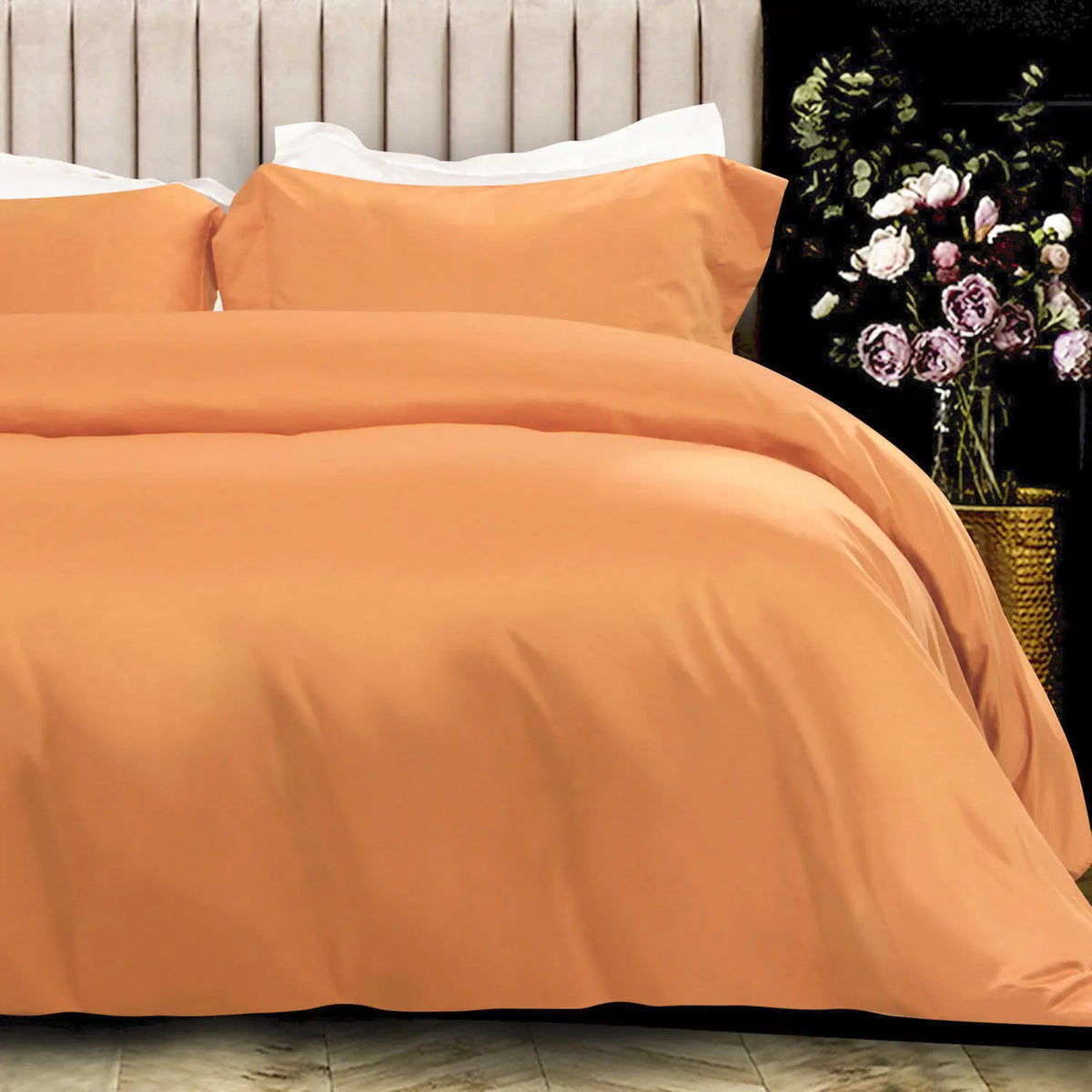 Satin Duvet Cover Set, Ultra Luxury and Soft with Hidden Zipper Design Comforter Cover Set 3 Pieces