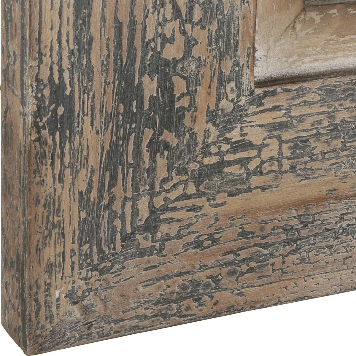 Distressed Blue Mirror