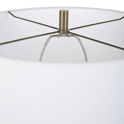 Aged Green Table Lamp