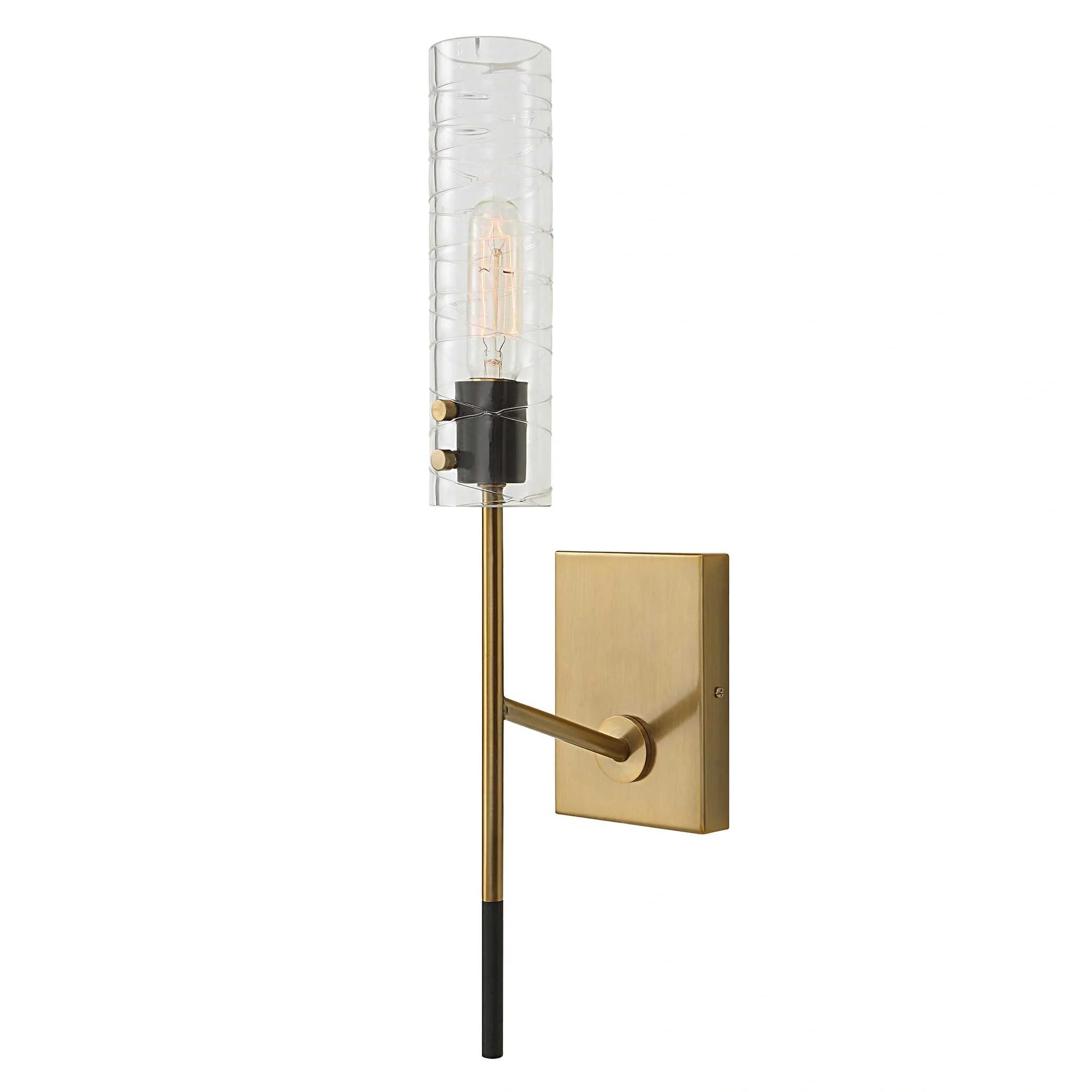 1 Light Brass Sconce