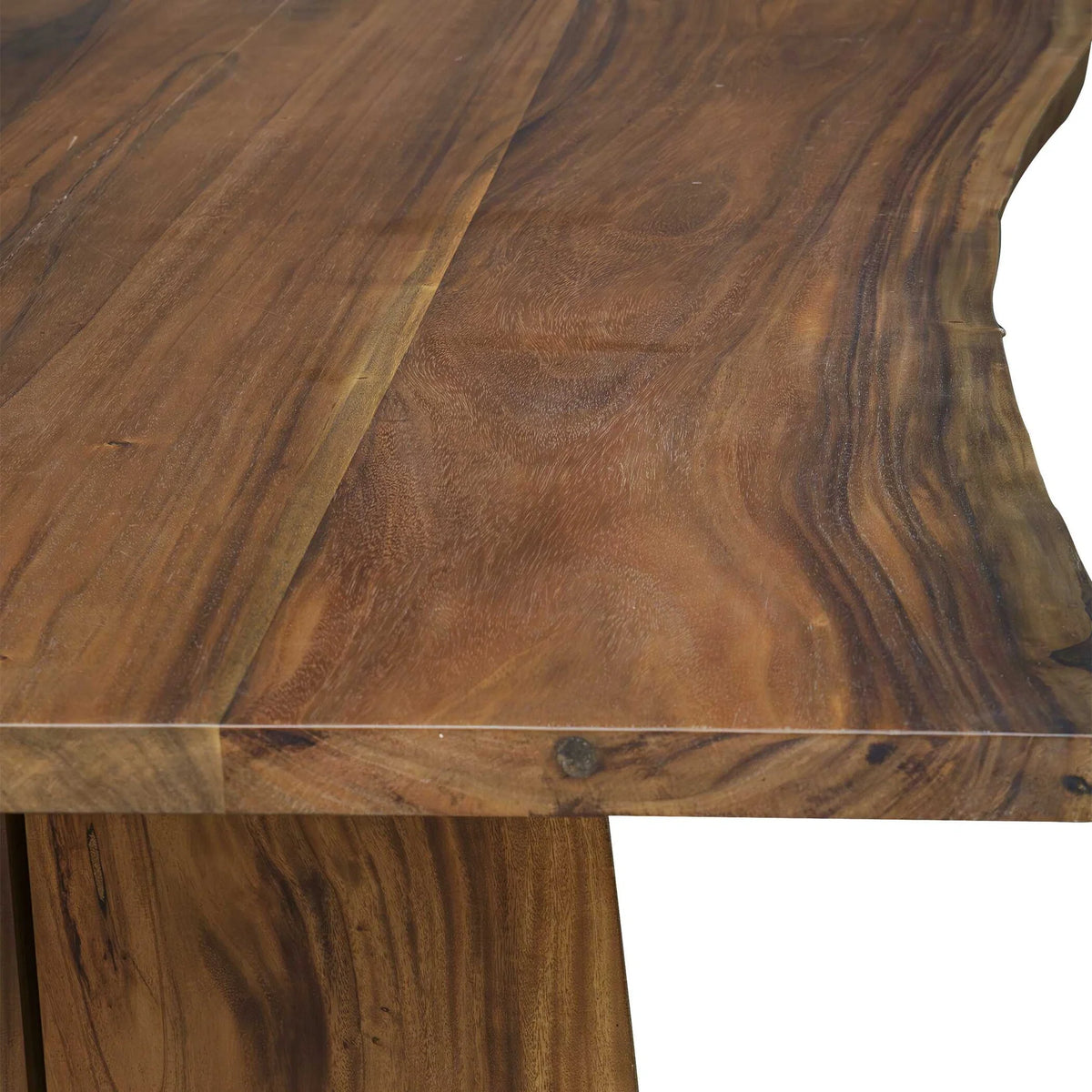 Live Edge Suar Wood Dining Table