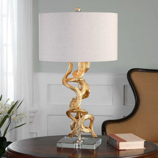 Gold Table Lamp