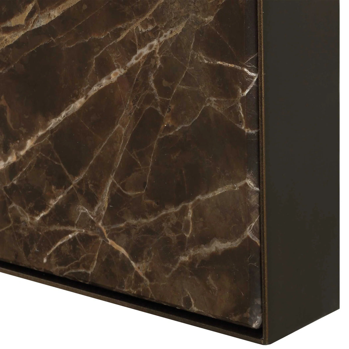 Marble & Bronze Mirror