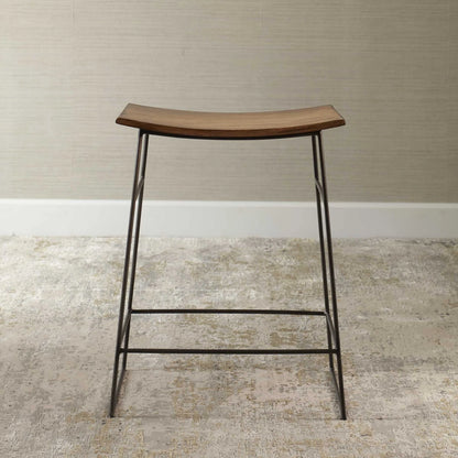 Walnut Counter Stool