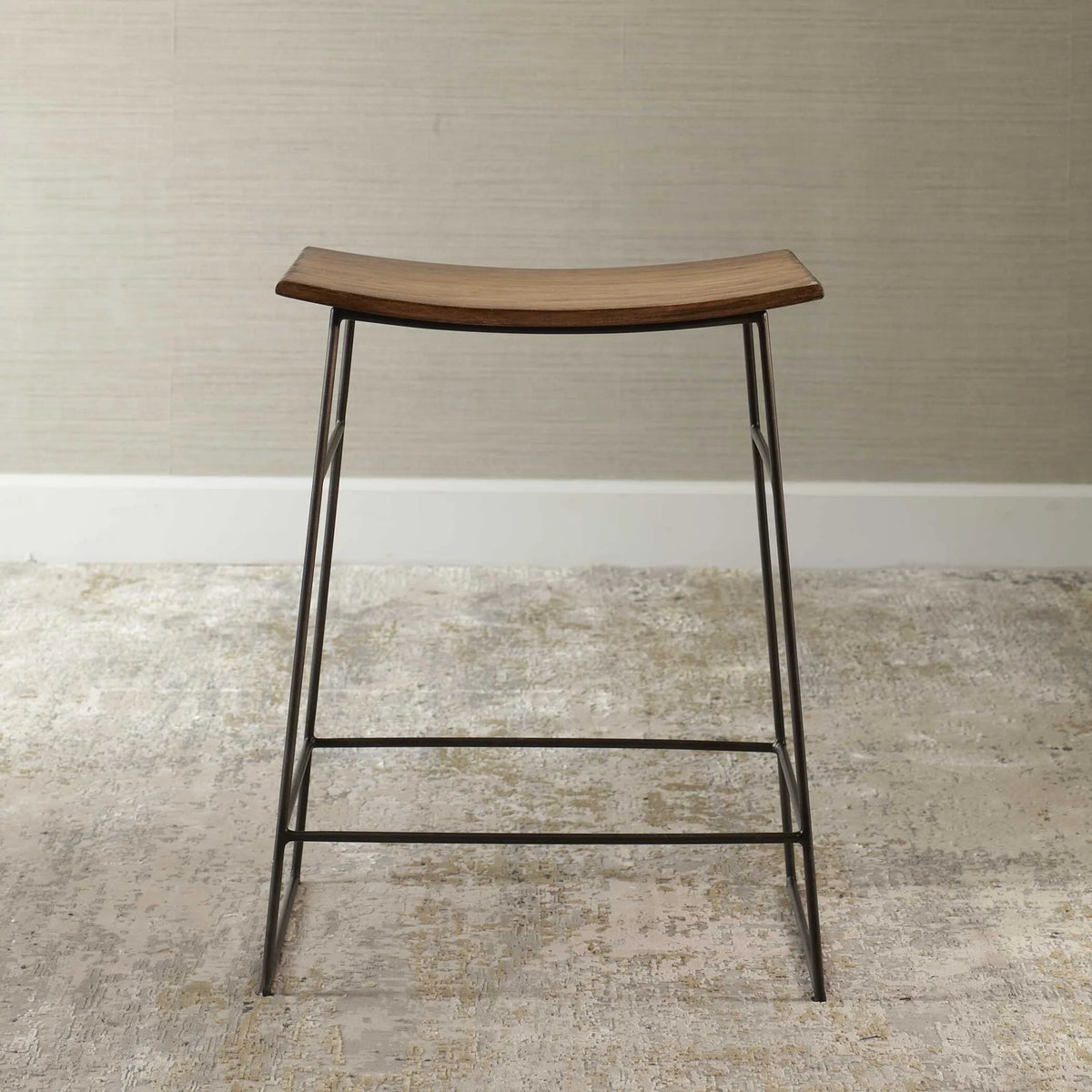 Walnut Counter Stool