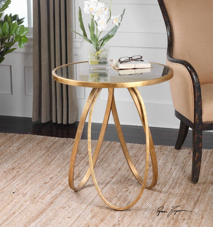 Gold Side Table