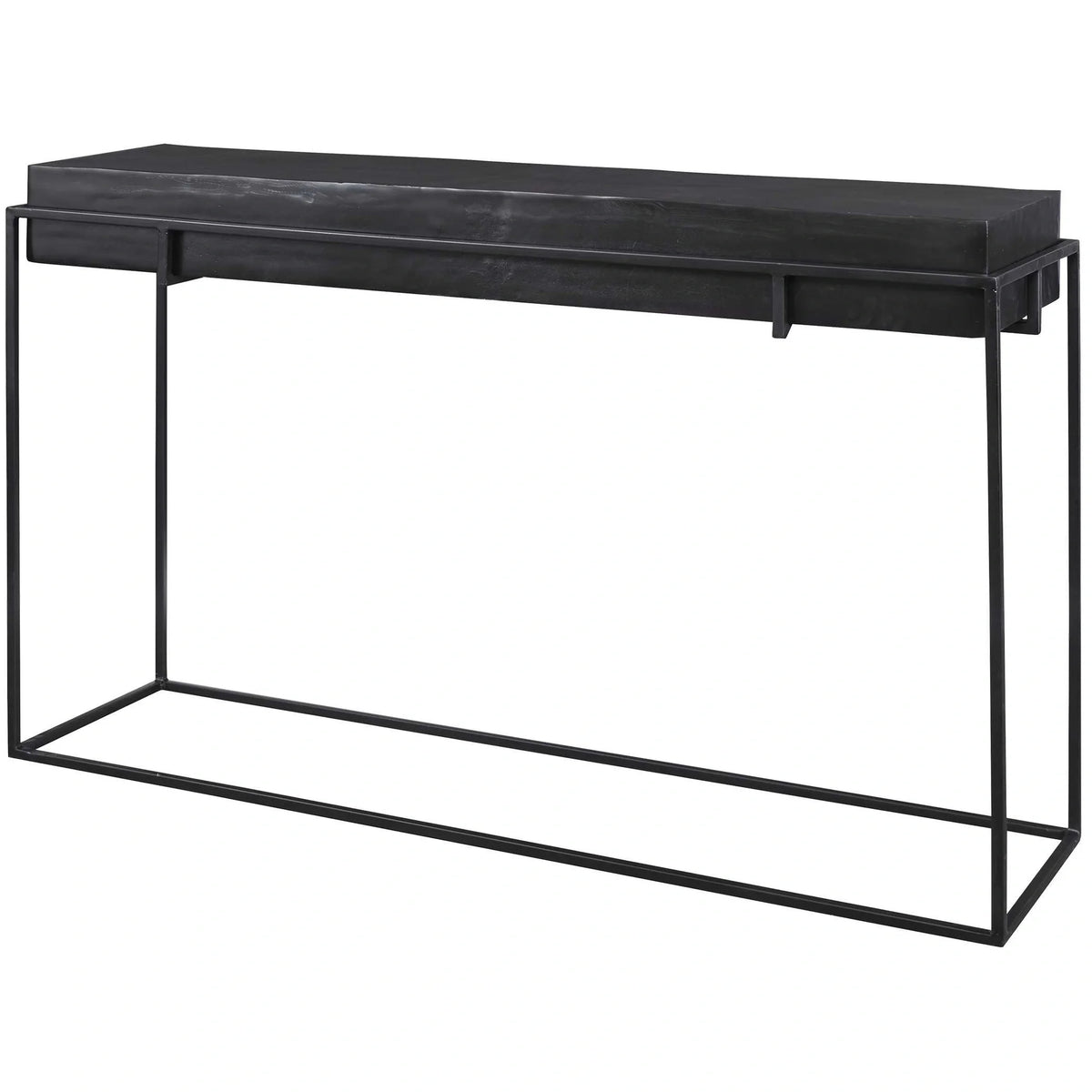 Modern Black Console Table