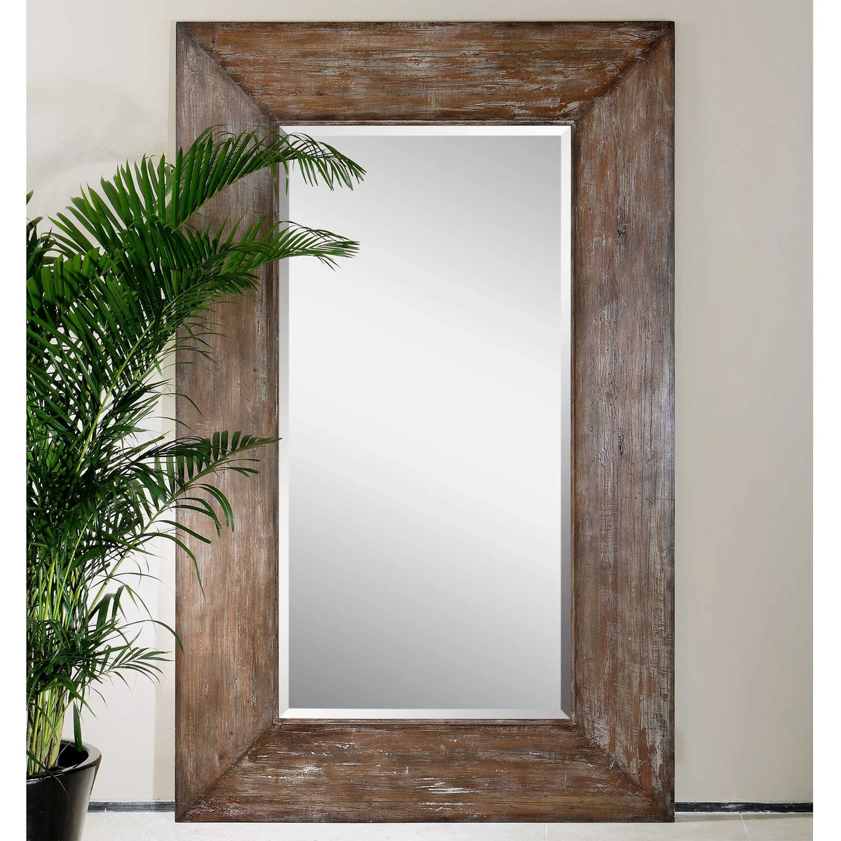 Large Wood Mirror