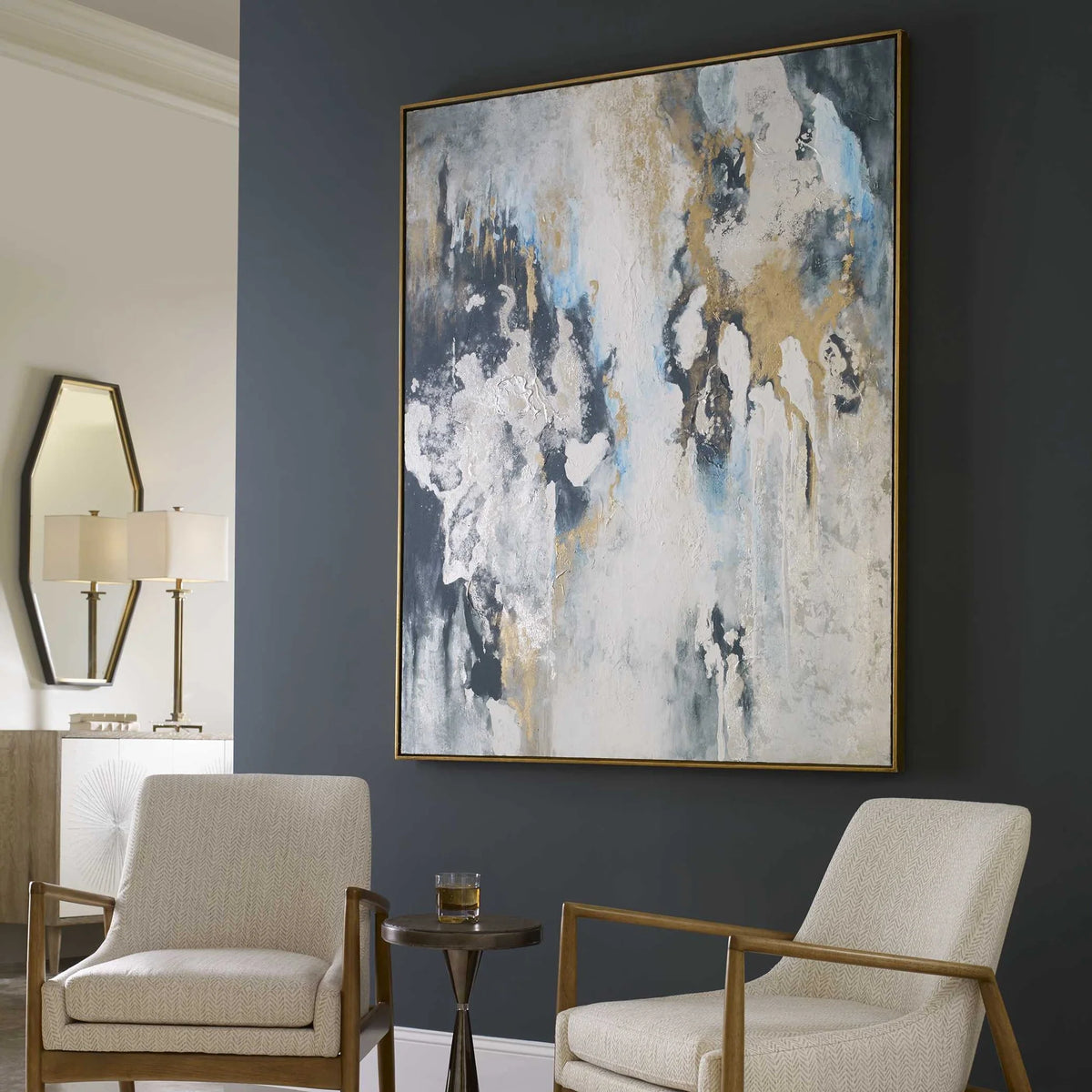 Hand Painted Abstract Canvas Art
