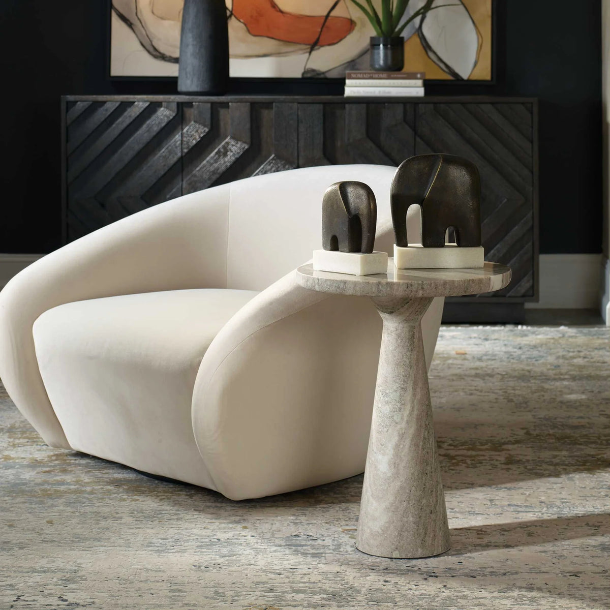 Marble Accent Table