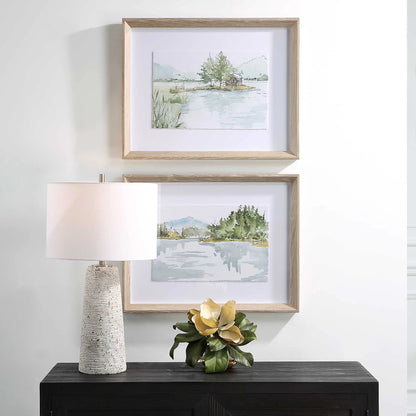 Lake Framed Prints, Set of 2