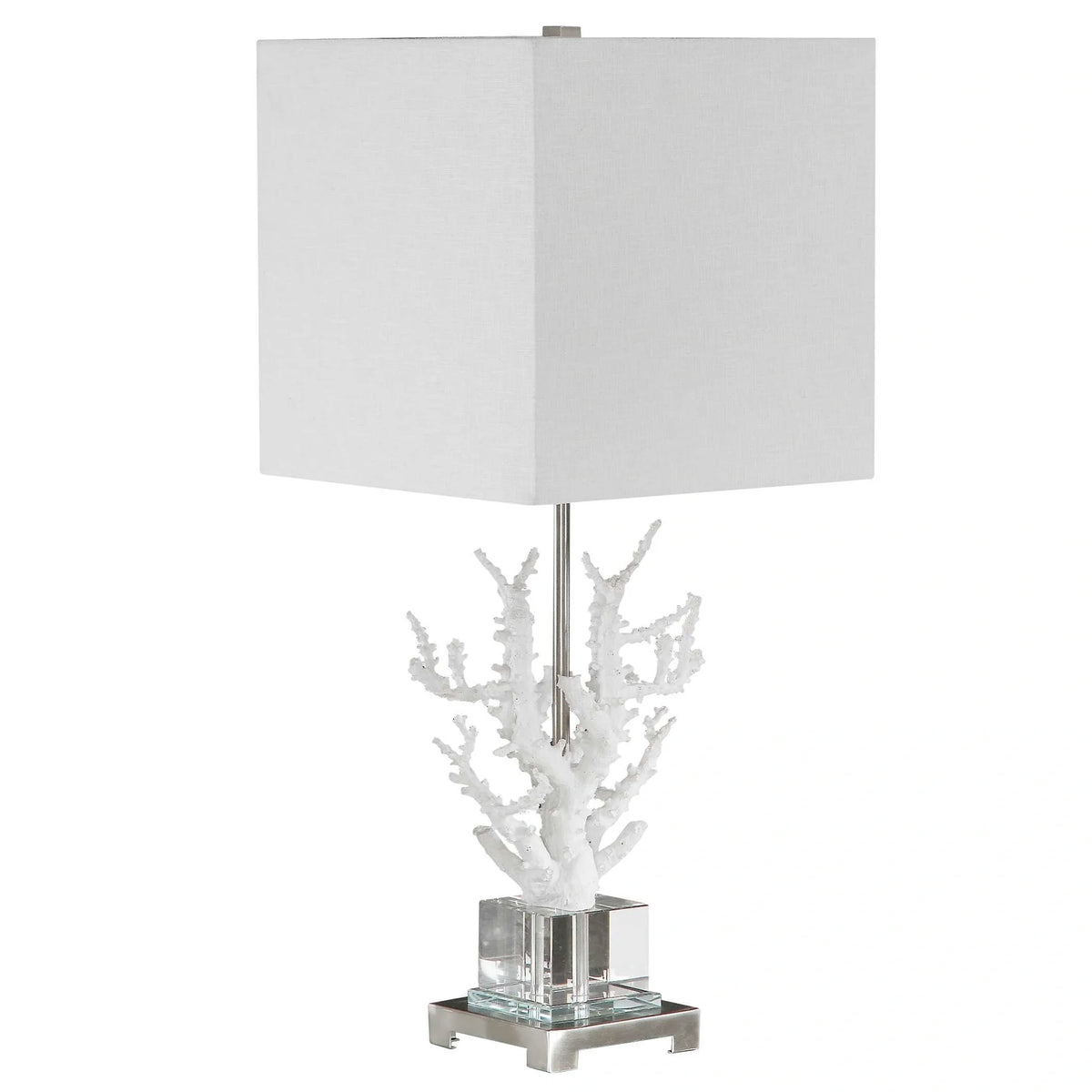 White Coral Table Lamp