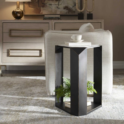 Geometric Accent Table