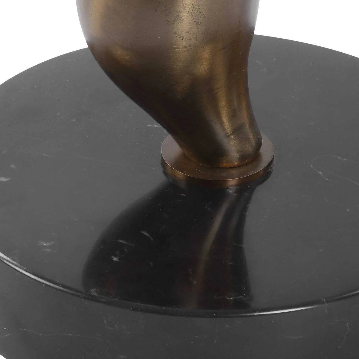Sculptural Bronze Drink Table