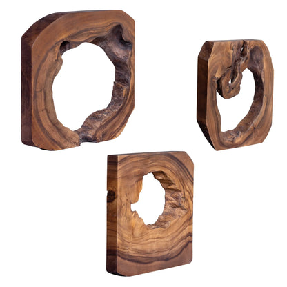 Wood Wall Art Set/6