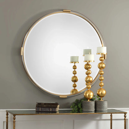 Metallic Silver Mirror