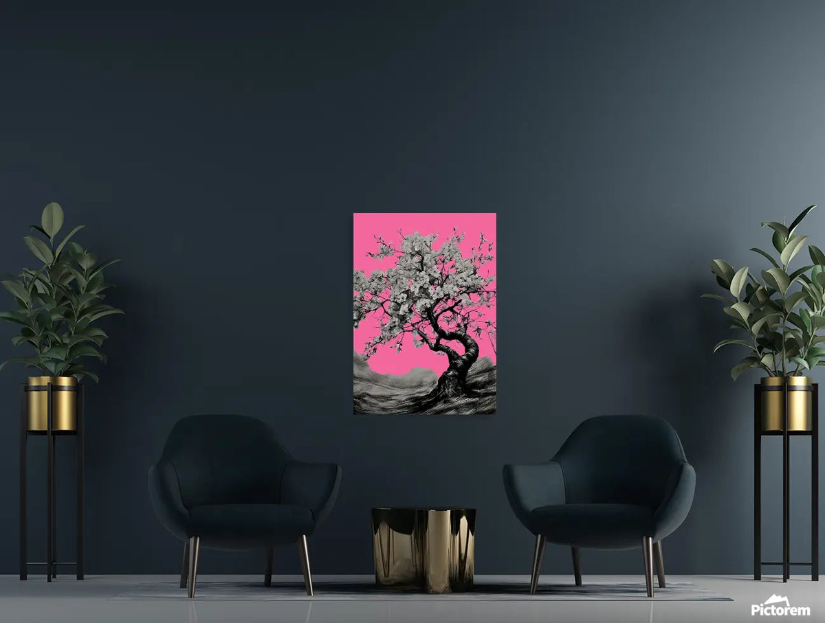 Soft Pink Abstract Art Print | Poster, Stretched Canvas or Acrylic | Four Sizes from 10×12 to 48×60