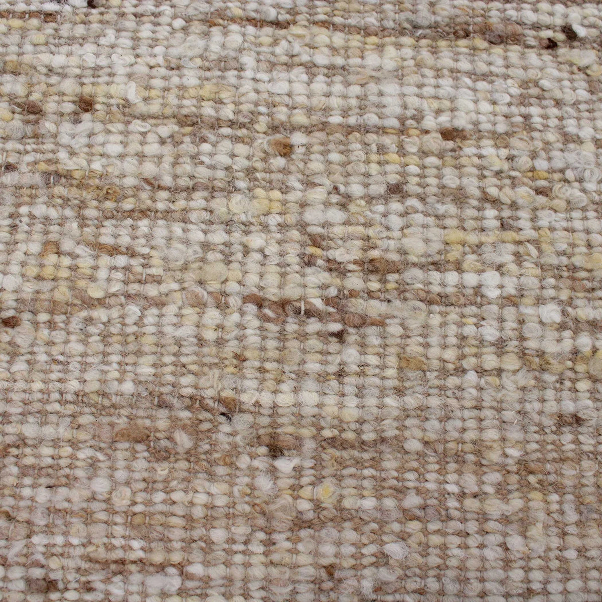Ivory Hand-Knotted Wool Rug