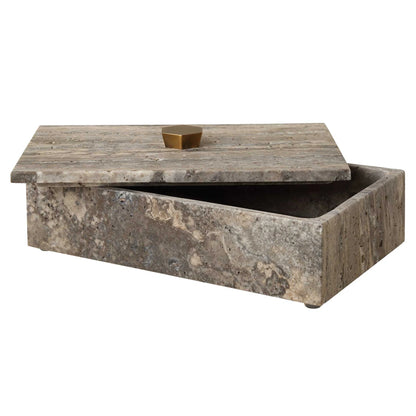Travertine Stone Box